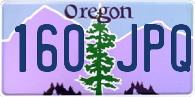 OR license plate 160JPQ