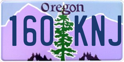 OR license plate 160KNJ