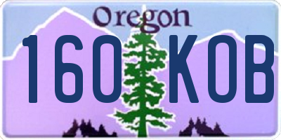 OR license plate 160KOB