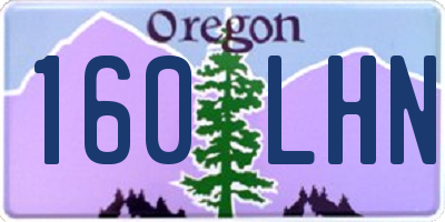 OR license plate 160LHN