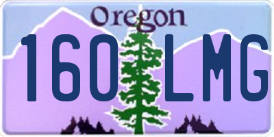 OR license plate 160LMG