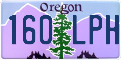 OR license plate 160LPH