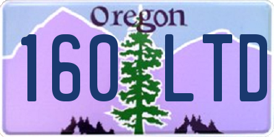 OR license plate 160LTD