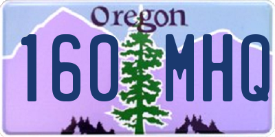 OR license plate 160MHQ