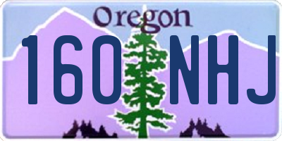 OR license plate 160NHJ