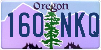 OR license plate 160NKQ