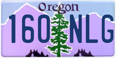 OR license plate 160NLG