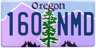 OR license plate 160NMD