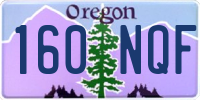 OR license plate 160NQF