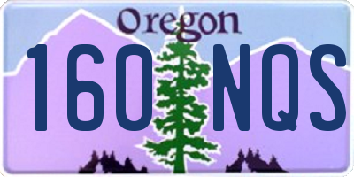 OR license plate 160NQS