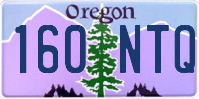OR license plate 160NTQ