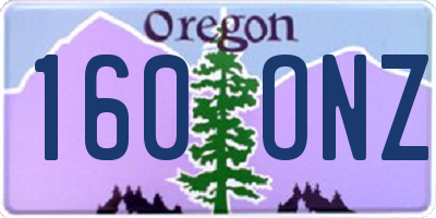 OR license plate 160ONZ