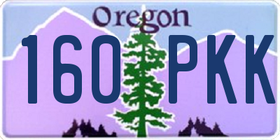 OR license plate 160PKK