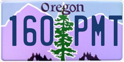 OR license plate 160PMT