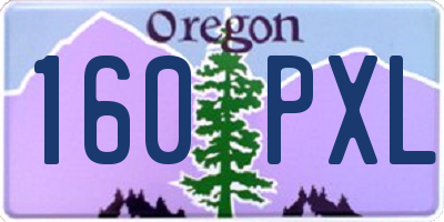 OR license plate 160PXL