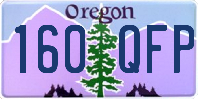 OR license plate 160QFP