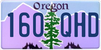OR license plate 160QHD