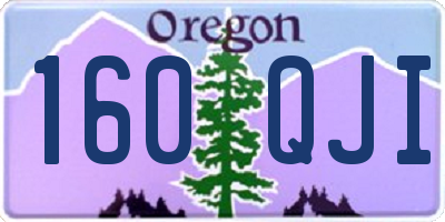 OR license plate 160QJI