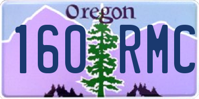 OR license plate 160RMC