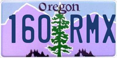 OR license plate 160RMX