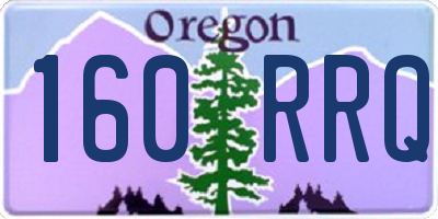 OR license plate 160RRQ