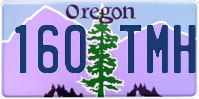 OR license plate 160TMH