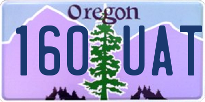 OR license plate 160UAT