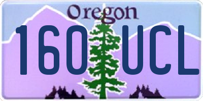 OR license plate 160UCL