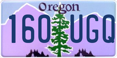 OR license plate 160UGQ