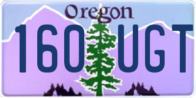 OR license plate 160UGT