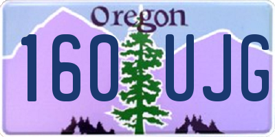 OR license plate 160UJG