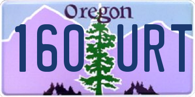 OR license plate 160URT