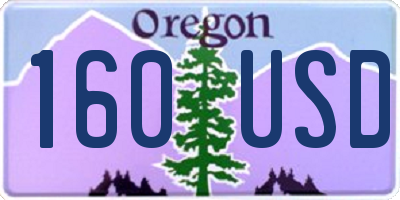 OR license plate 160USD
