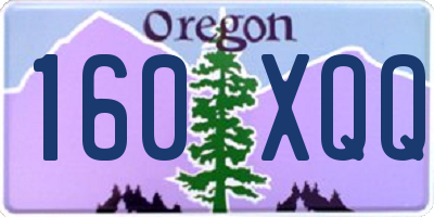OR license plate 160XQQ