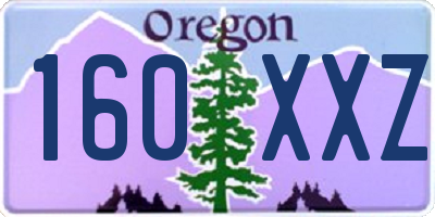 OR license plate 160XXZ