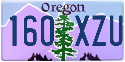 OR license plate 160XZU
