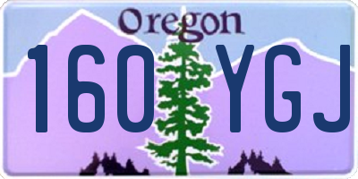 OR license plate 160YGJ
