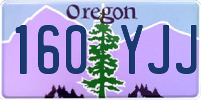 OR license plate 160YJJ