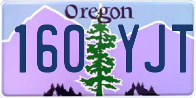 OR license plate 160YJT