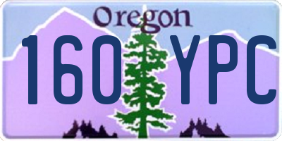 OR license plate 160YPC
