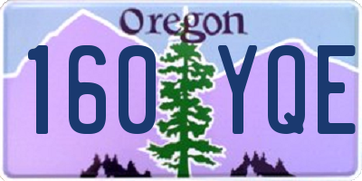 OR license plate 160YQE