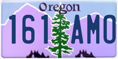 OR license plate 161AMO