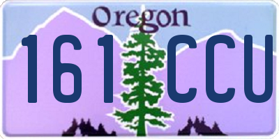 OR license plate 161CCU