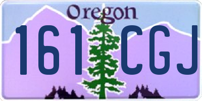 OR license plate 161CGJ