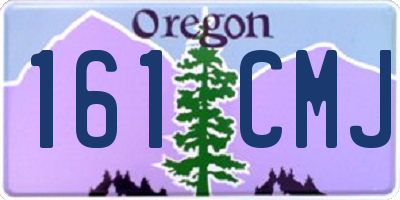OR license plate 161CMJ