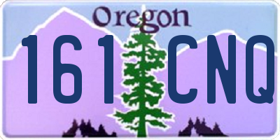 OR license plate 161CNQ