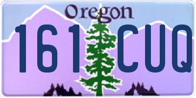 OR license plate 161CUQ