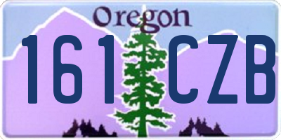 OR license plate 161CZB
