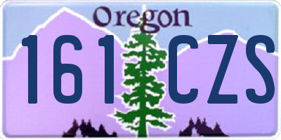 OR license plate 161CZS