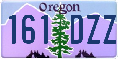 OR license plate 161DZZ